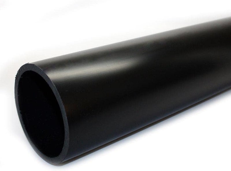 VENTRAL DWV Drain Pipe - Black ABS Custom Size and Length 1-1/2" (1.5) Inch 1.5" x 1' Feet - Image 1